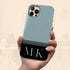 Large Custom Initials iPhone Case - Centered